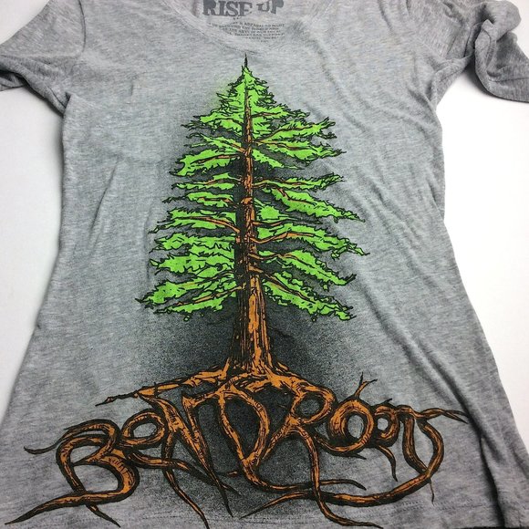 4/$25 RISE UP Top Shirt Tree Art Design S - Picture 6 of 7